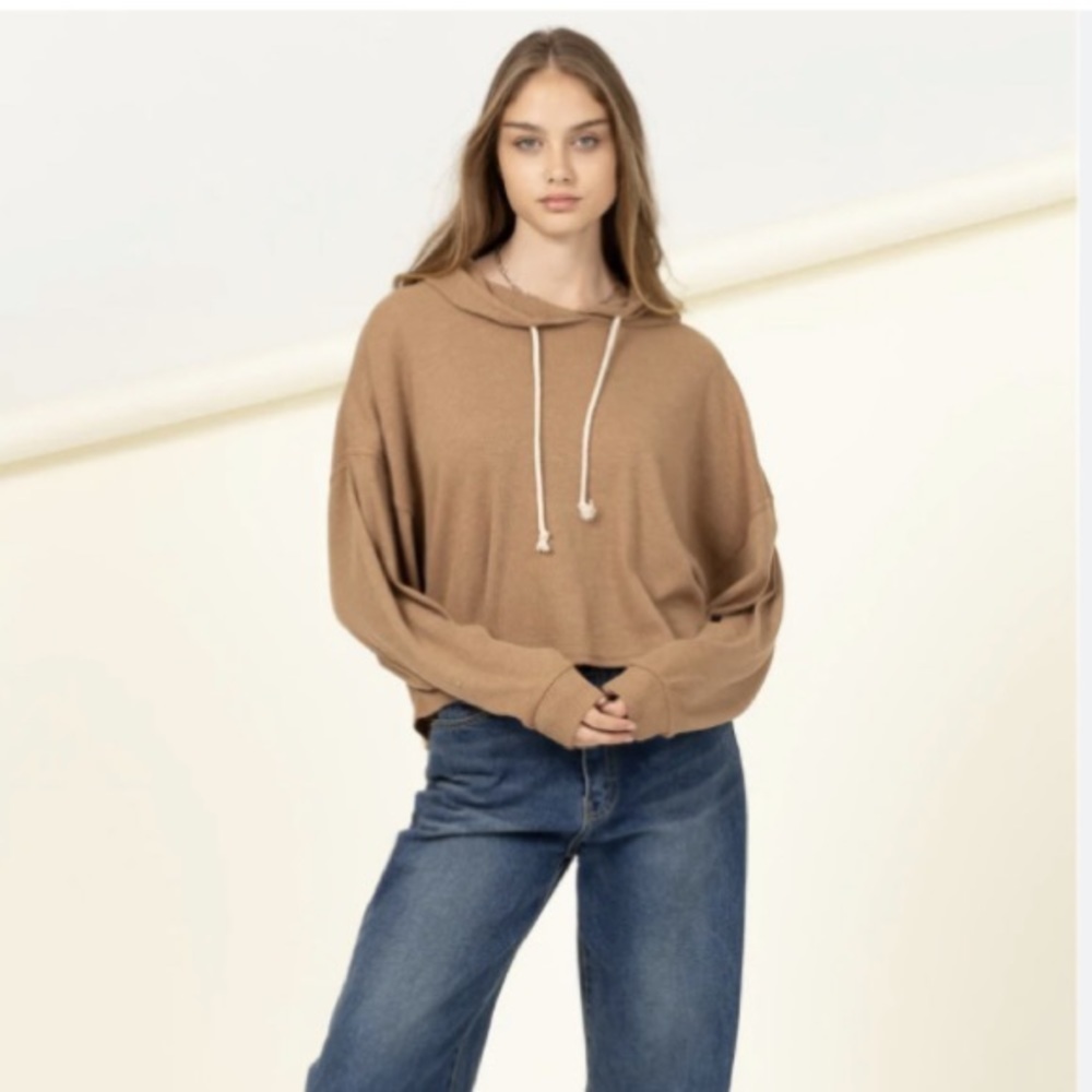 Double Zero Long Sleeve Knit Hoody